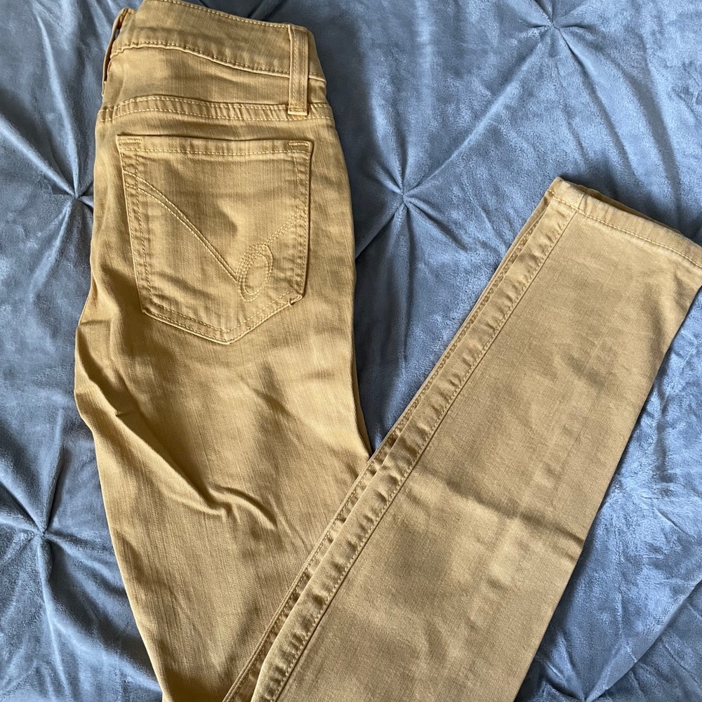 BEBE Mustard Denim Jeans